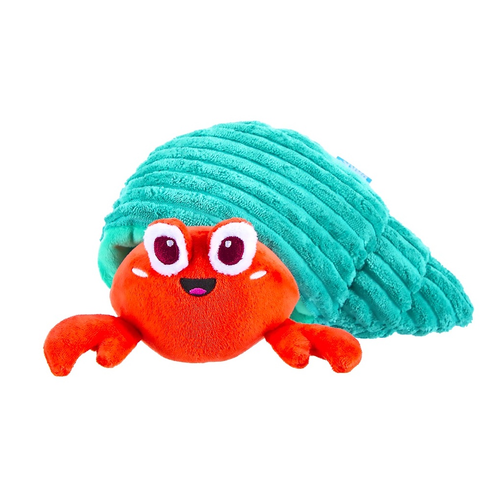 BARK Hawaii Unleashed Herman the Hermit Crab Dog Toy 🦀🐚